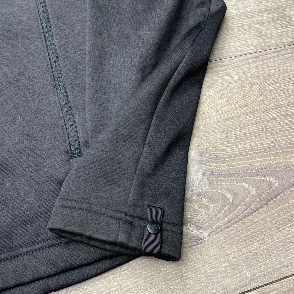The North Face Jacket‎ Mens Small Black Full Zip Fleece Lined Polyester Track